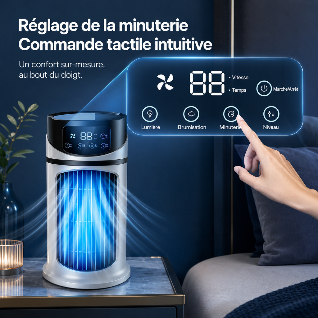 Suntek AirCool Mini – Climatiseur Portable USB 3 en 1