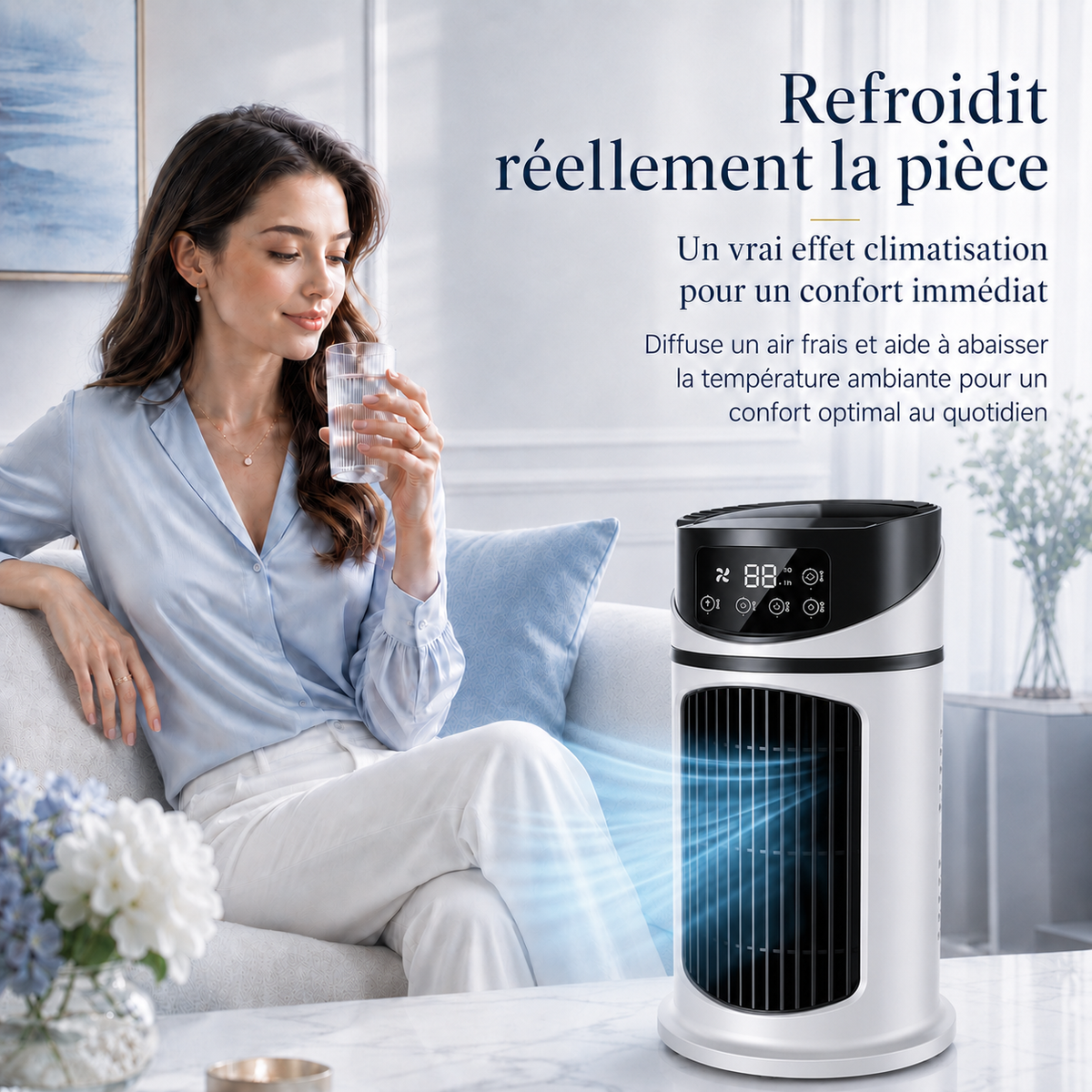 Suntek AirCool – Climatiseur Portable USB 3 en 1