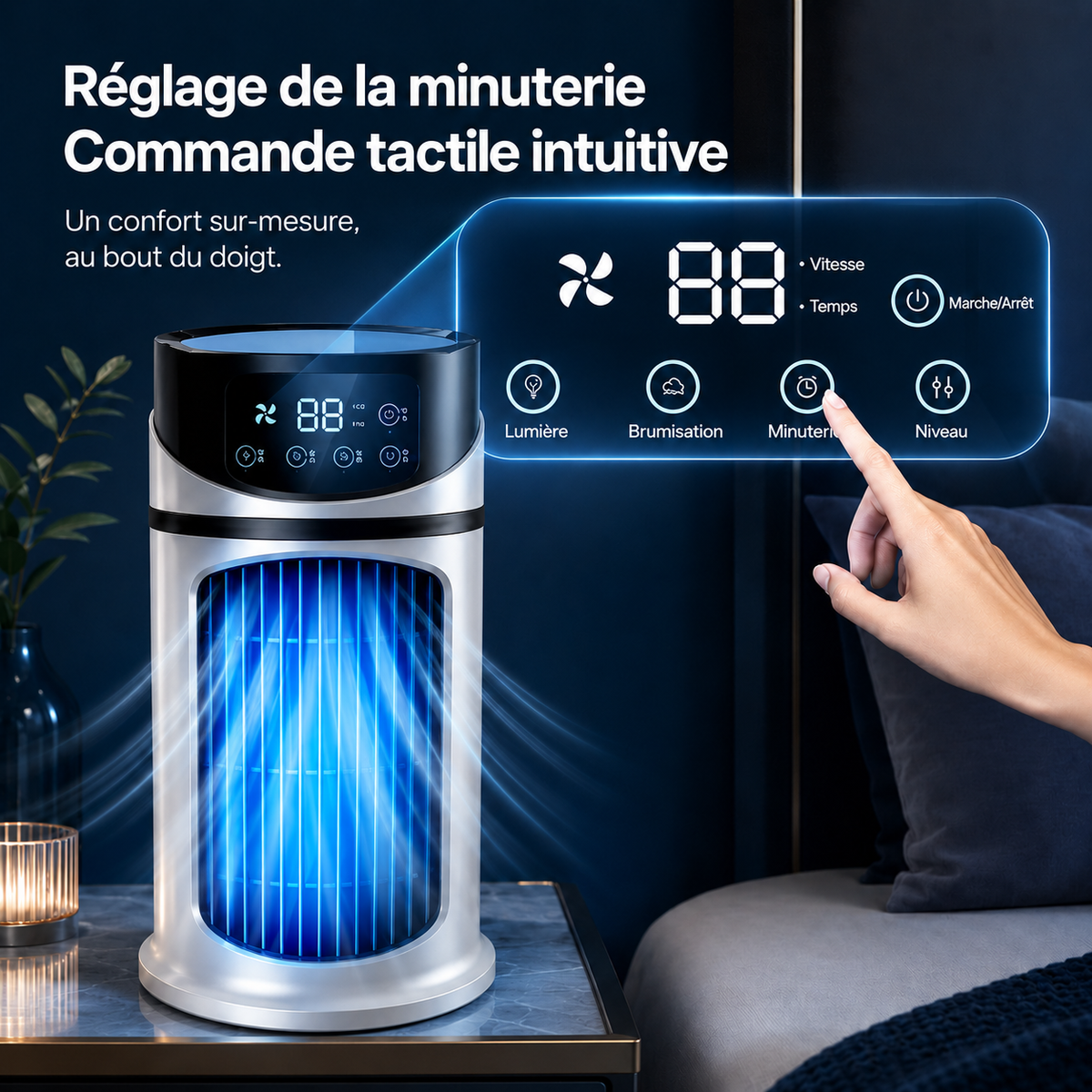 Suntek AirCool – Climatiseur Portable USB 3 en 1
