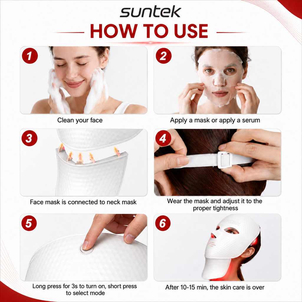 Suntek Fully Equipped LED Therapy Mask