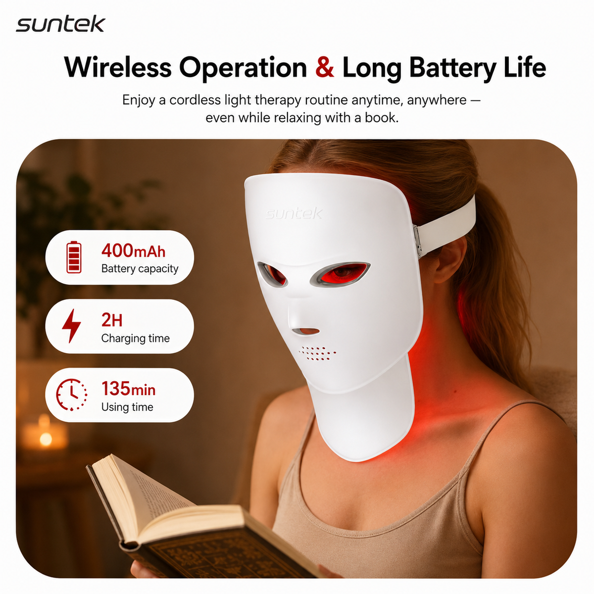 Suntek Fully Equipped LED Therapy Mask