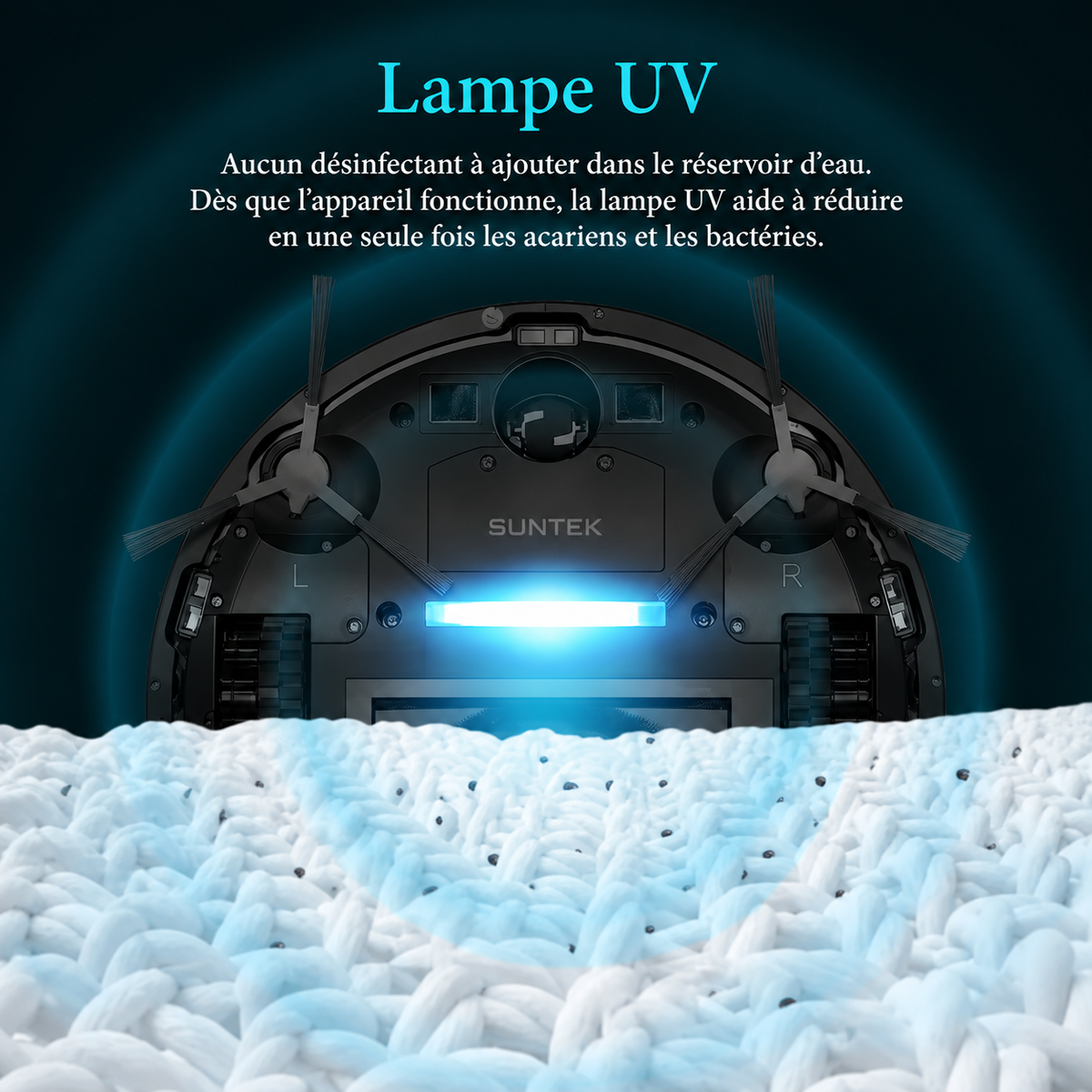 Aspirateur Robot NovaClean X8 – Lavage Intelligent & Ultra-Aspiration 6500Pa
