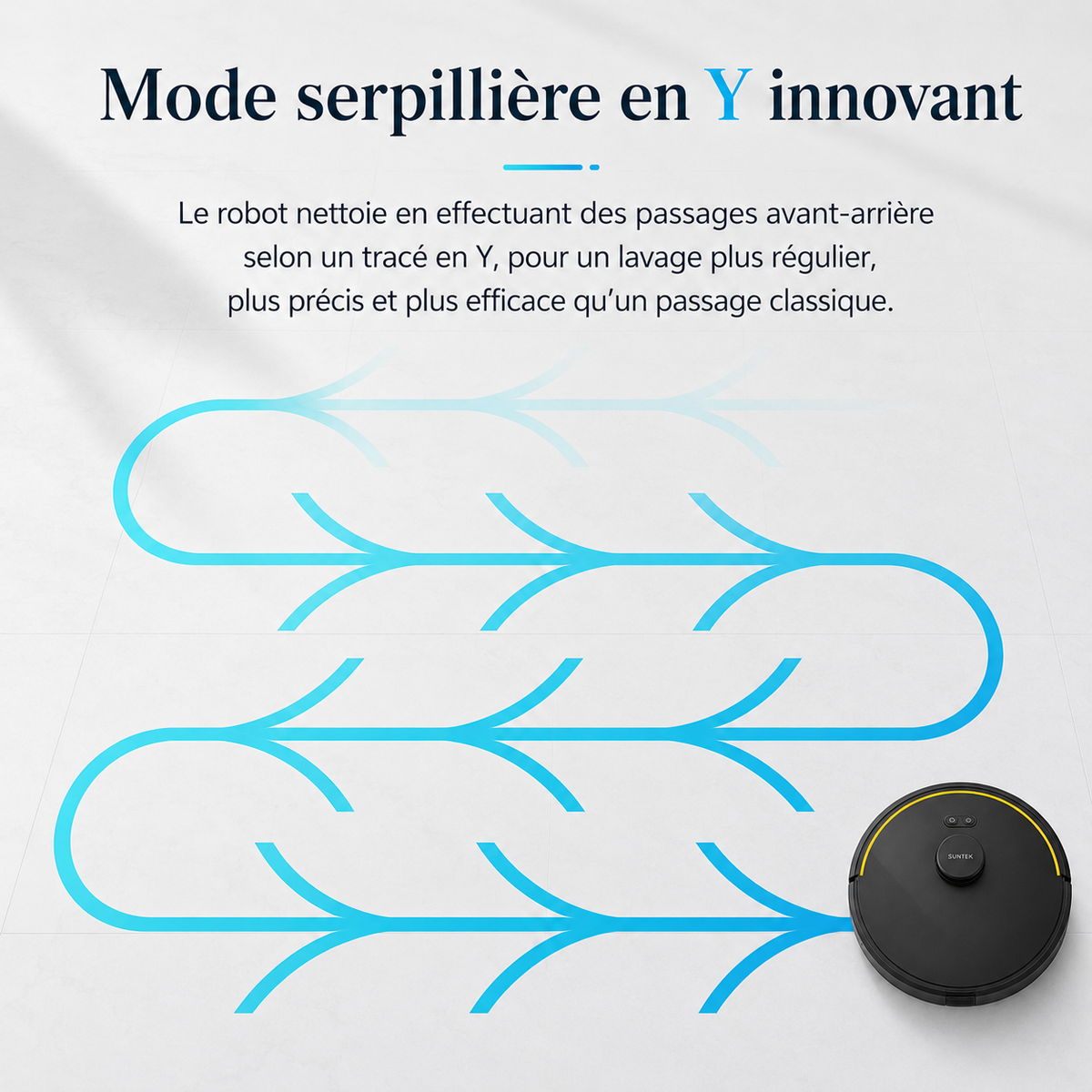 Aspirateur Robot NovaClean X8 – Lavage Intelligent & Ultra-Aspiration 6500Pa