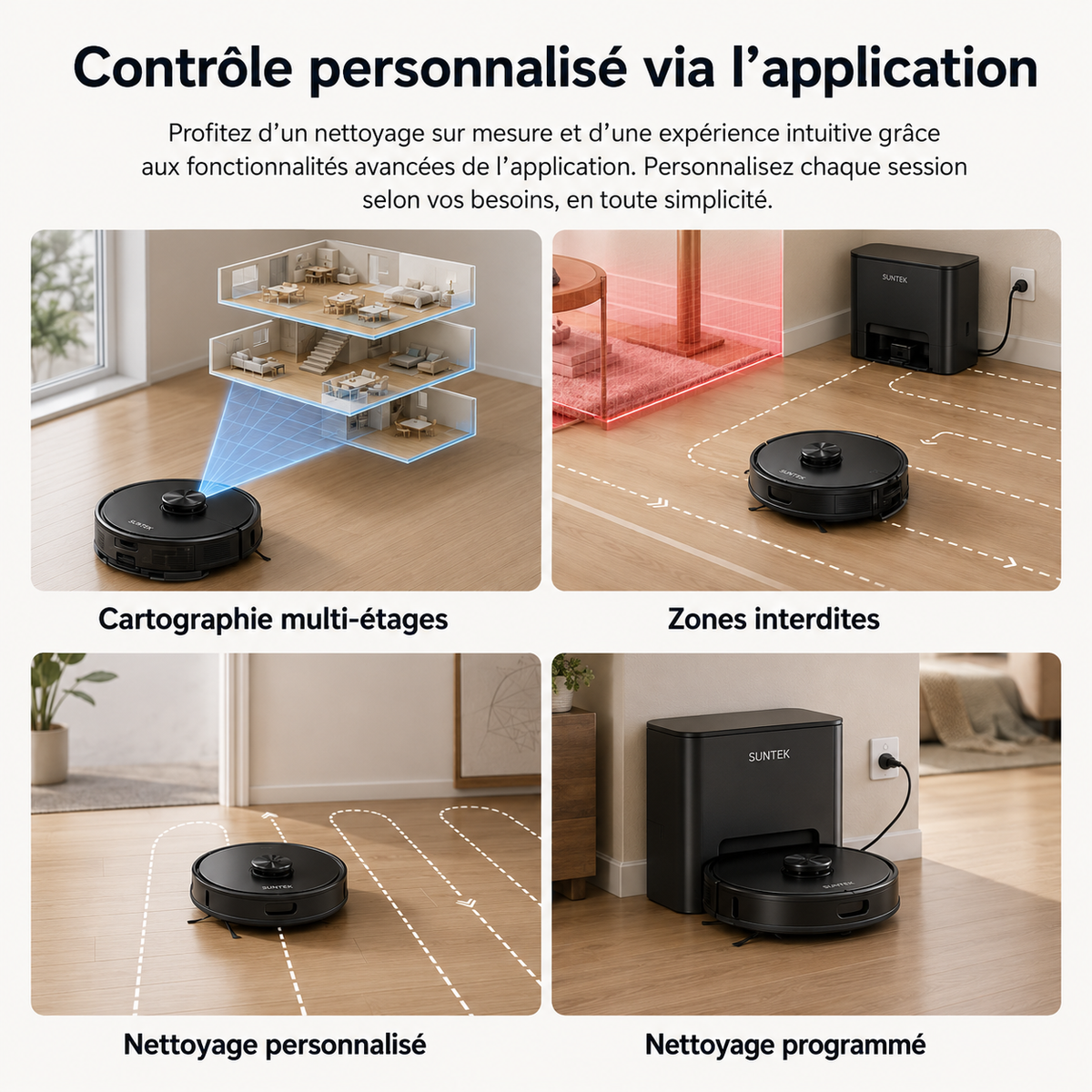 Robot Aspirateur T20s Ultra – Station Station Auto-Nettoyante & Cycle 70 Jours