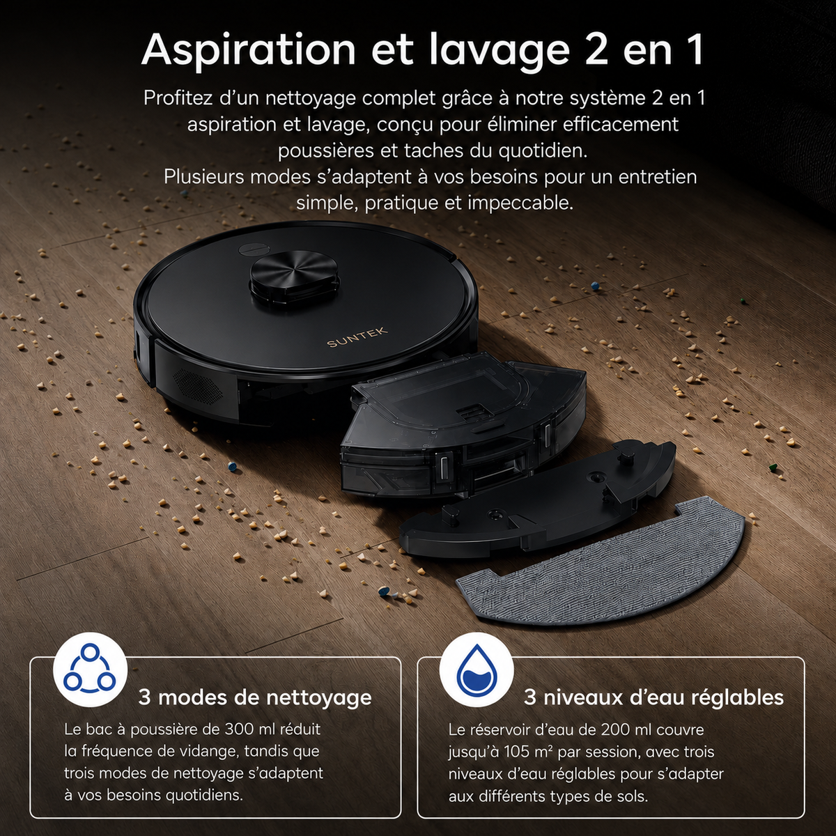 Robot Aspirateur T20s Ultra – Station Station Auto-Nettoyante & Cycle 70 Jours